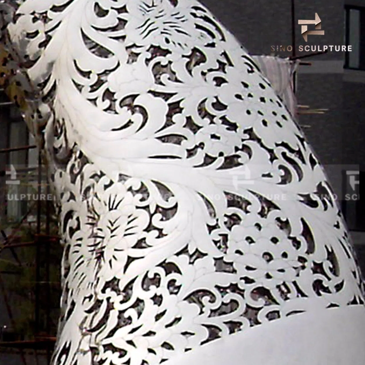 Customized Estate Mirror Polished Stainless Steel Sculpture