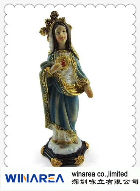 Customized Jesus Mother Mary Statuary with Resin Material