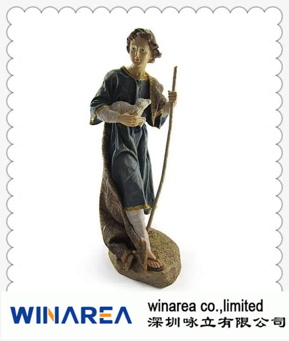 Customized Jesus Mother Mary Statuary with Resin Material