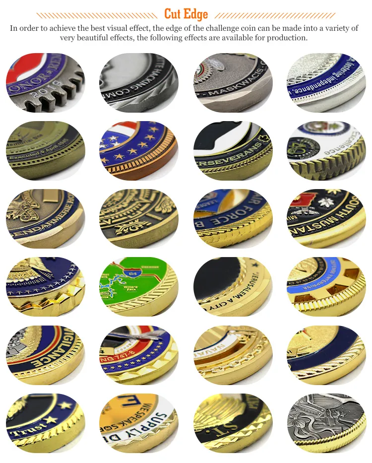 Customized Metal Zinc Alloy 3D Antique/Silver Plating Souvenir Engraved Japan Samurai Coins Open Custom Commemorative Military Navy Chief Cpo Challenge Coin