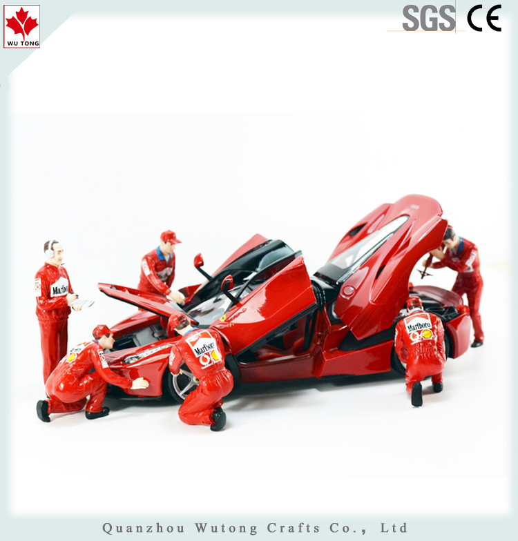 Customized Resin Crafts Car Maintenance Worker Figurine Mascot