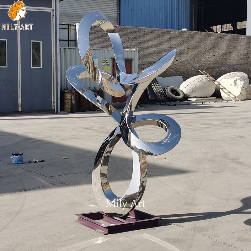 Customized Size Outdoor Garden Decoration Stainless Steel Abstract Sculpture