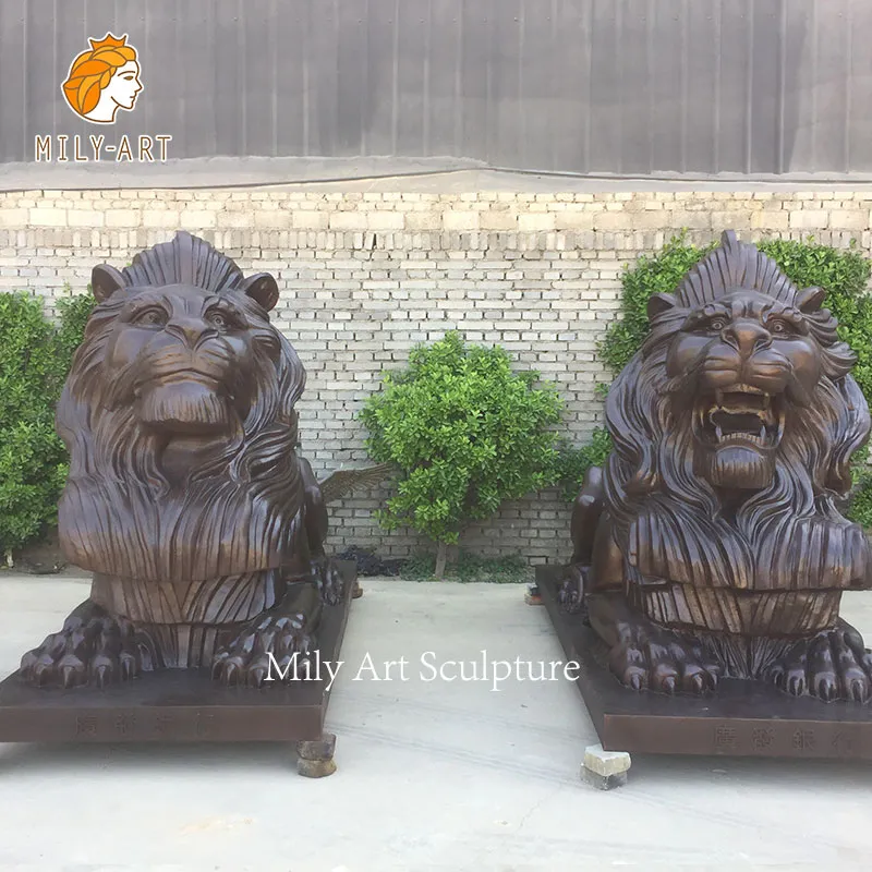 Decorative Outdoor Metal Crafts Bronze Brass Animal Sculpture