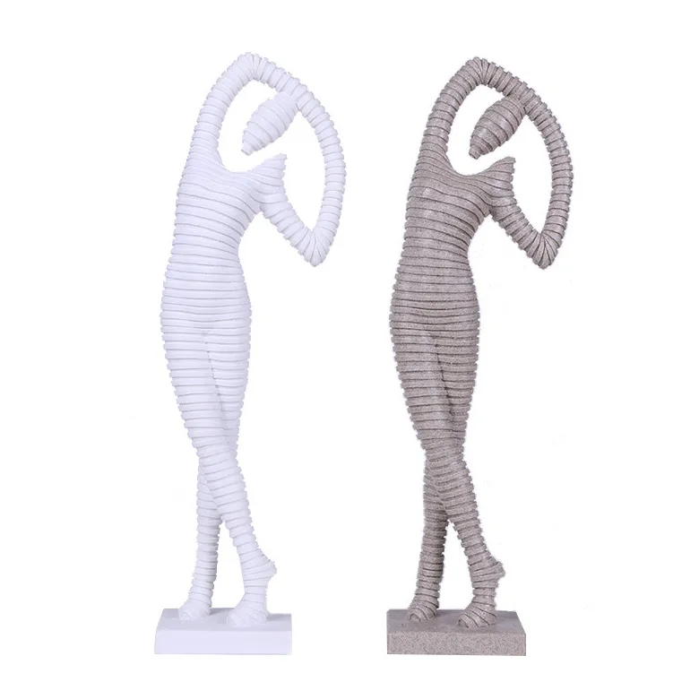 European Abstract Thinker Resin Portrait Decoration Sculpture for Home Decoration