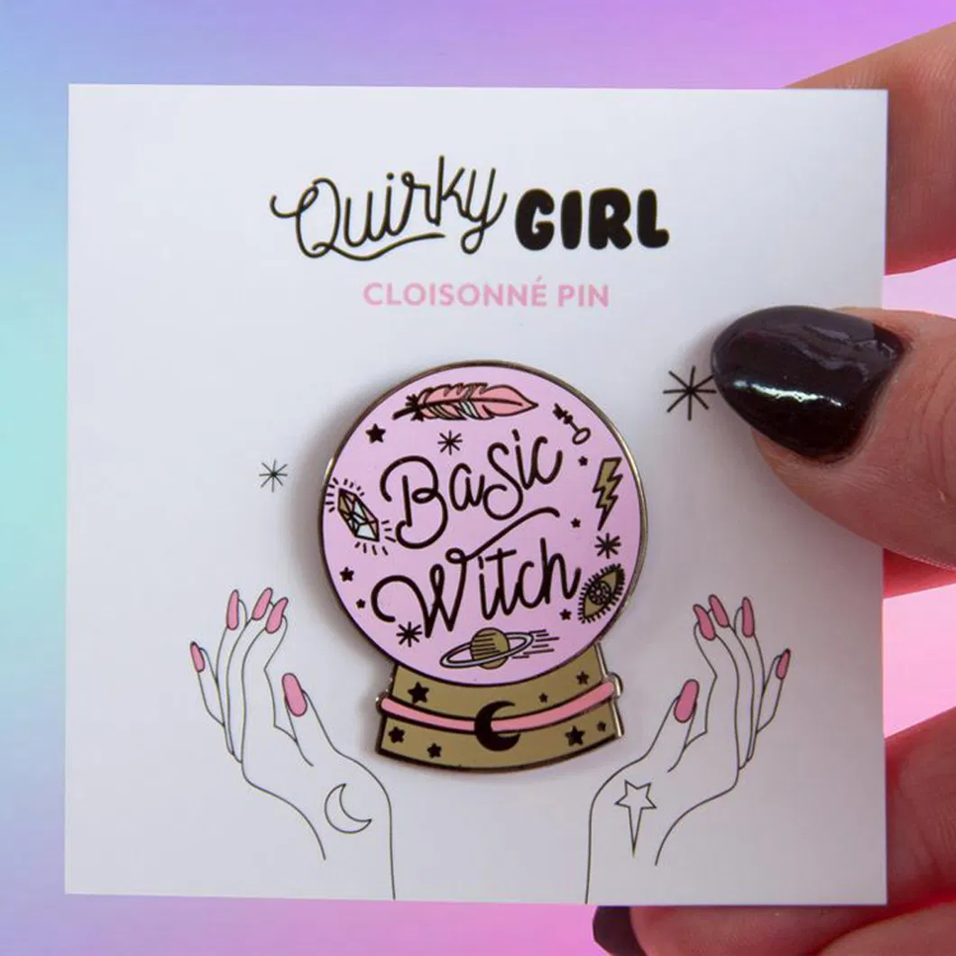 Factory Direct Sale Custom Logo Lapel Pins Colourful Pretty Hard Enamel Pins