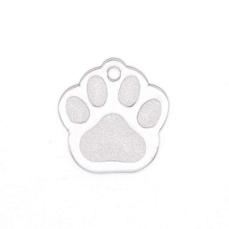 Factory Supplier Custom Service Dog Pet Tag Paw