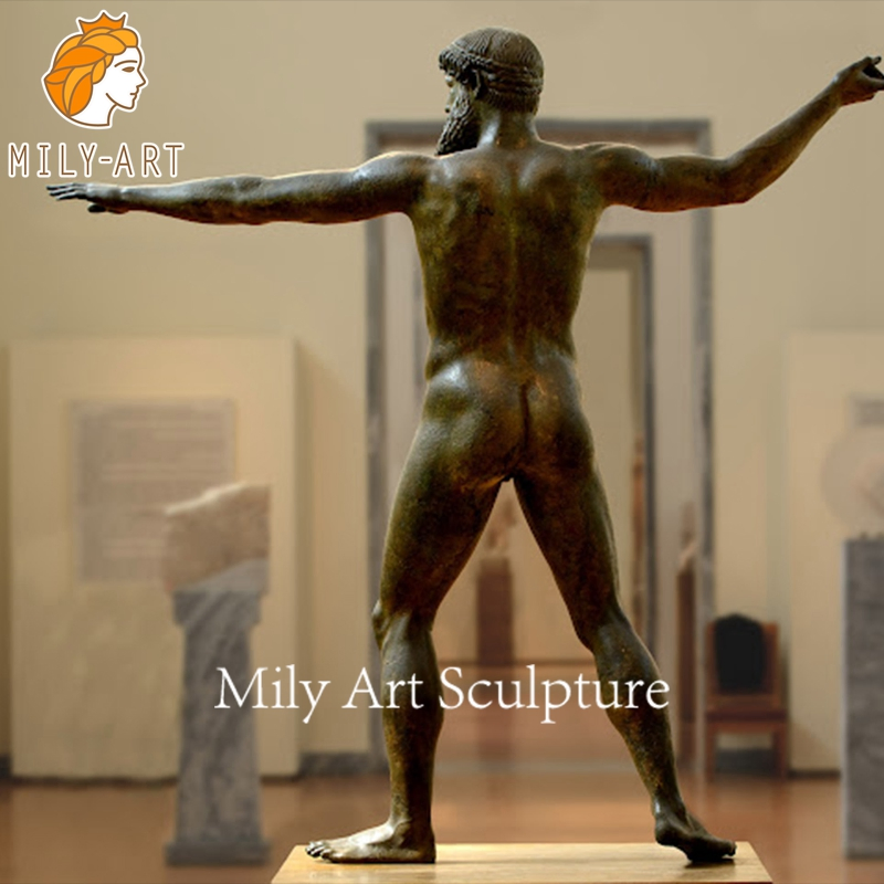 Famous Greek Outdoor Decor Bronze Poseidon Sculpture