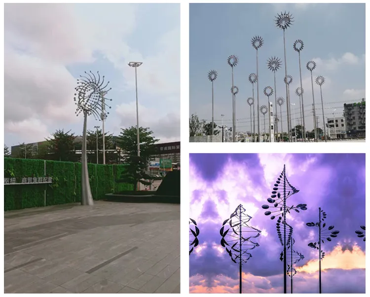 Famous Sculpture Schina Windmills Iron Harden Windmill for Garden Park