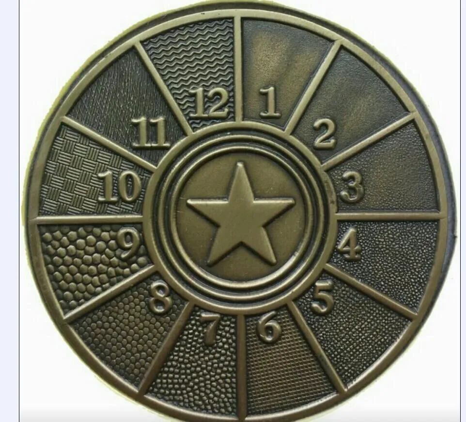 Free Sample Cheap DIY Custom 3D Metal Craft Enamel Armor God Souvenir Spinning Spinner Nypd Seal Us Army Navy Chief Cia Security Police Military Challenge Coin