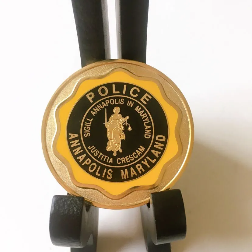 Free Sample Cheap DIY Custom 3D Metal Craft Enamel Armor God Souvenir Spinning Spinner Nypd Seal Us Army Navy Chief Cia Security Police Military Challenge Coin
