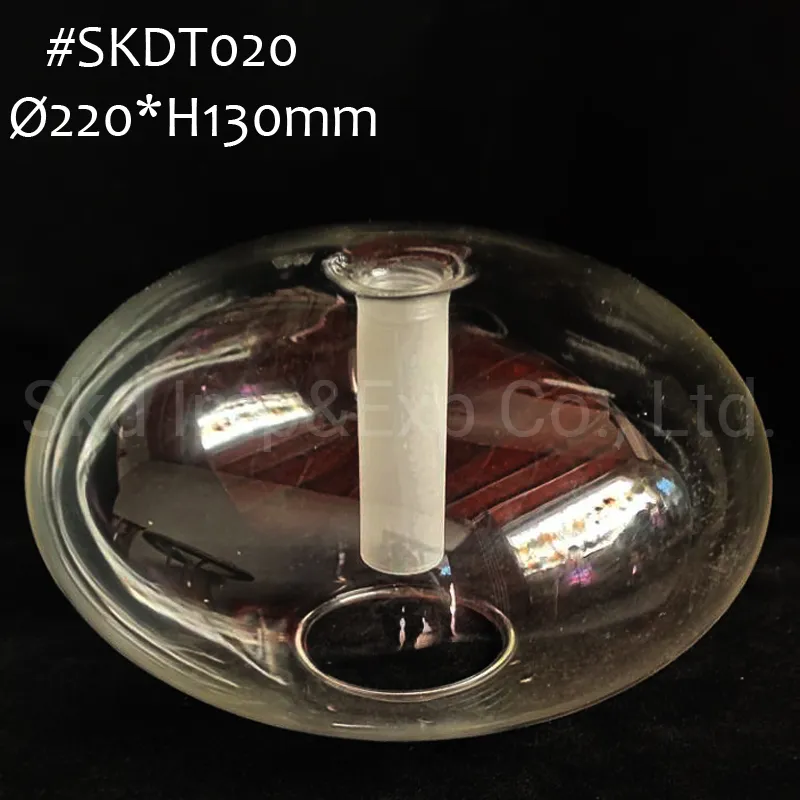 G9 Double Wall Bell Glass Shade for Hanging Lamp Custom Design Accpetable