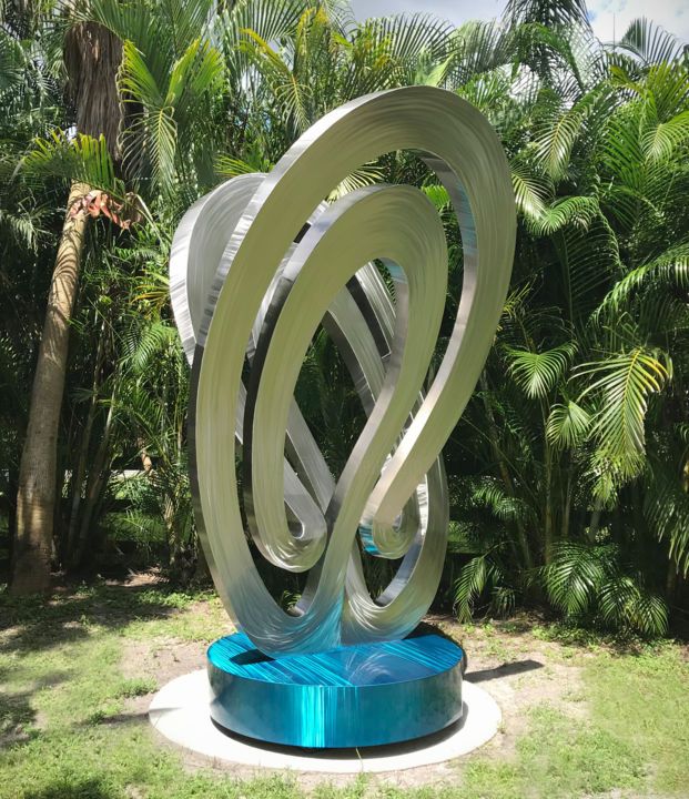 Garden Decoration Art Stainless Steel Metal Sphere Ball Abstract Sculpture