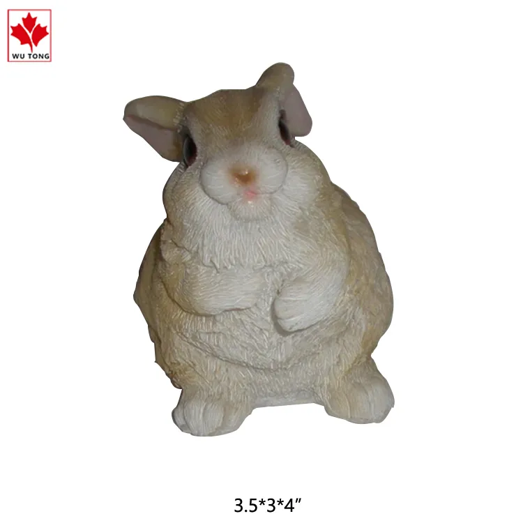 Garden Outdoor Sculpture Animal Resin Rabbit Display