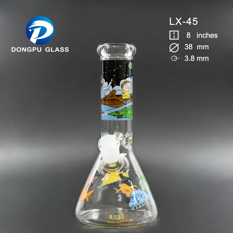 Glass Oil Burner Bubbler Multifunctional Cigarette Ring Offroad Bongs Smoking Rings for Pet Supply