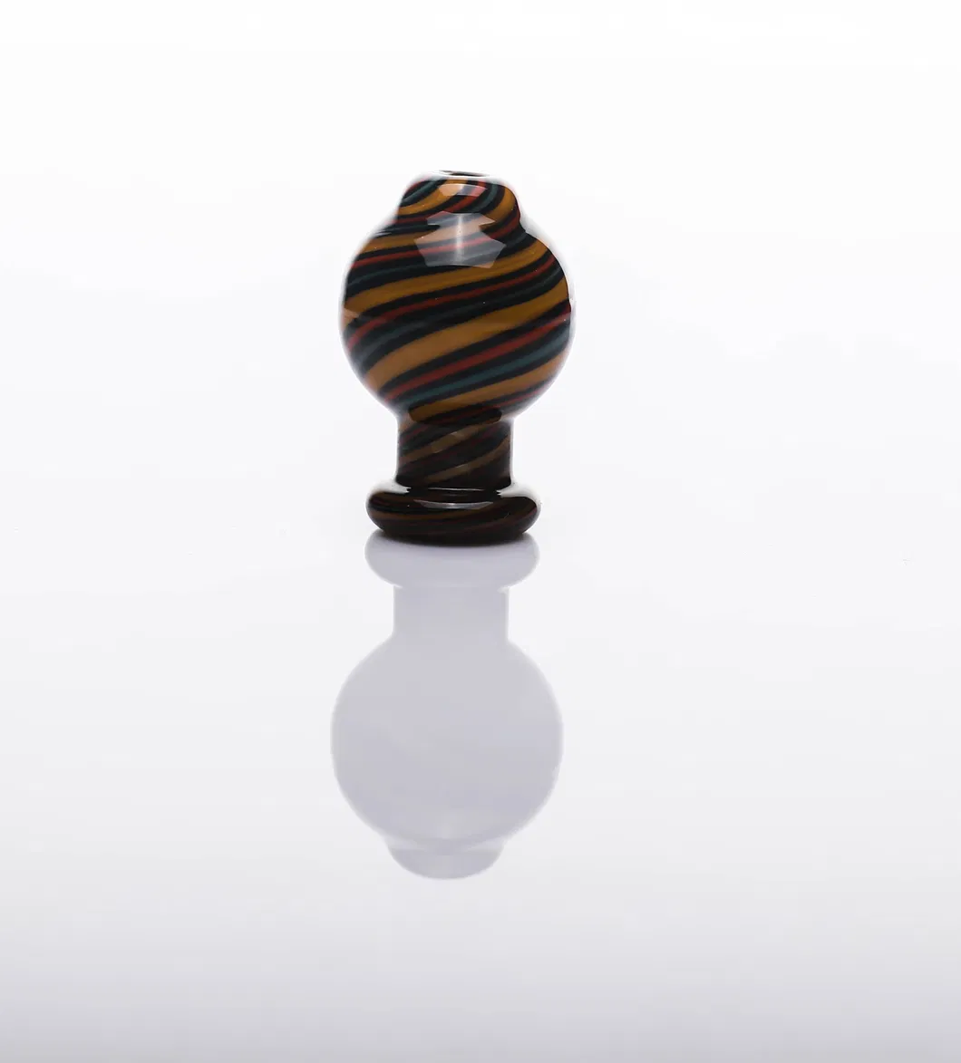 Glass Smoking Water Pipe Handblown Carb Cap