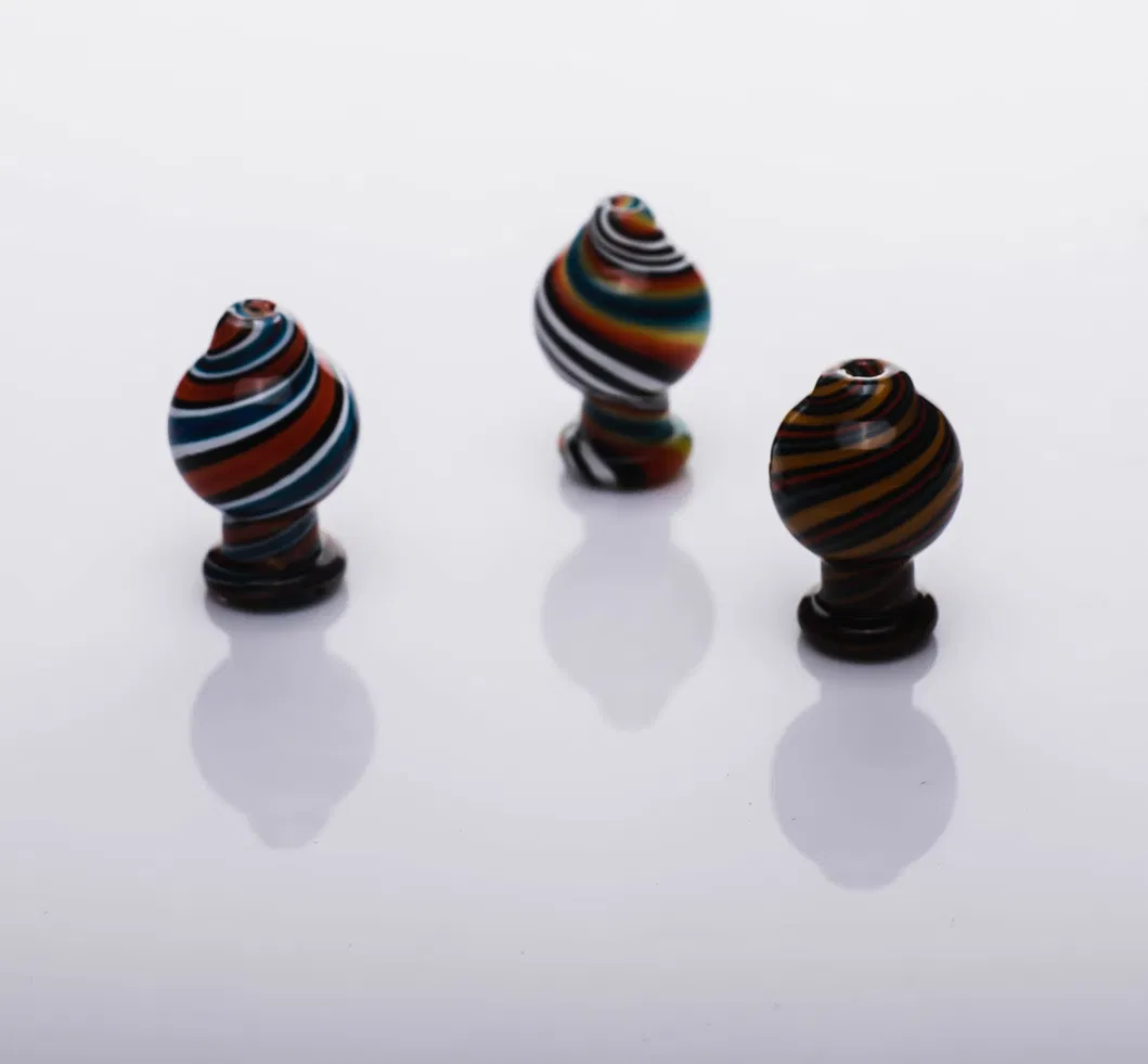 Glass Smoking Water Pipe Handblown Carb Cap