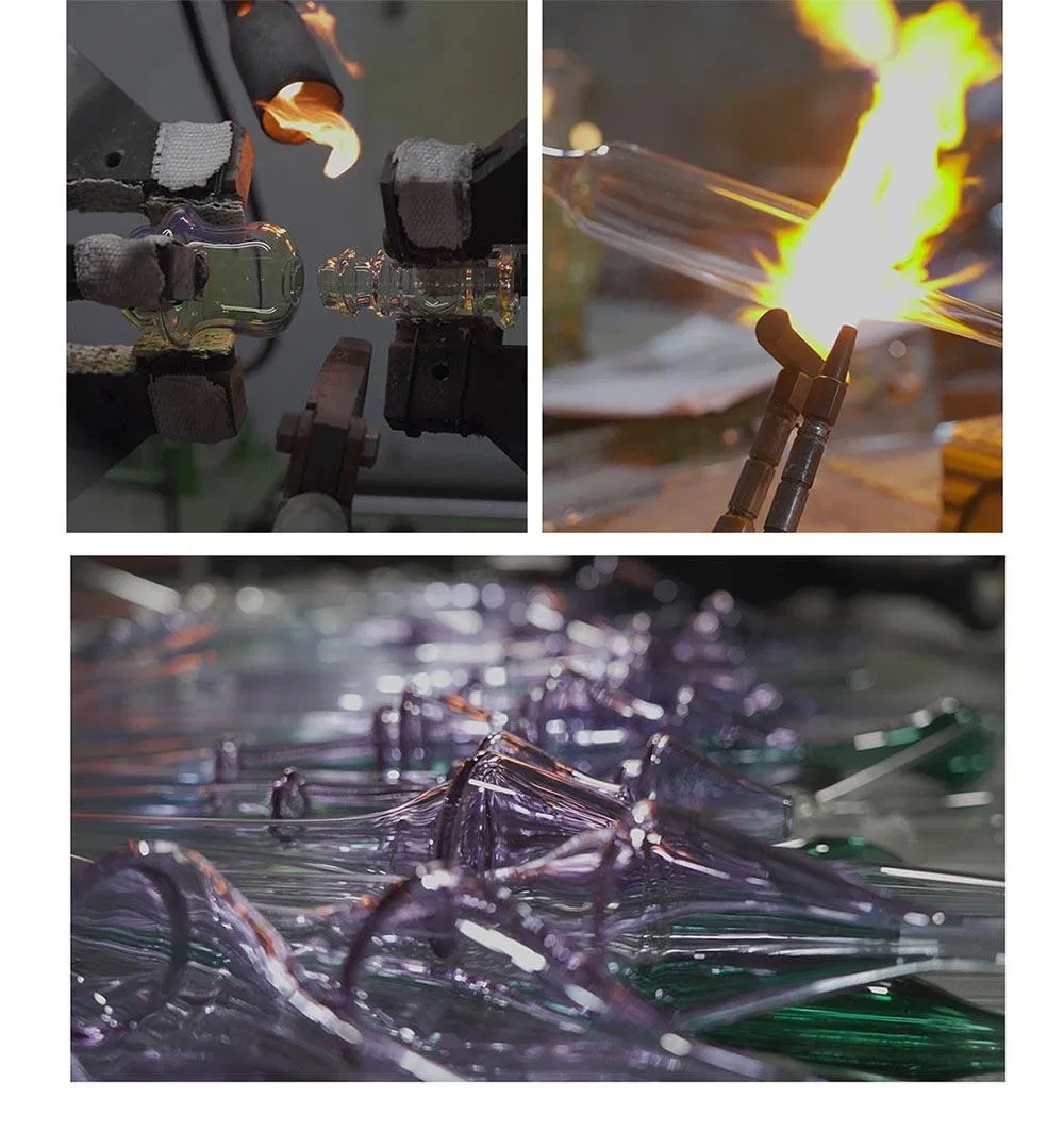 Glass Smoking Water Pipe Handblown Carb Cap