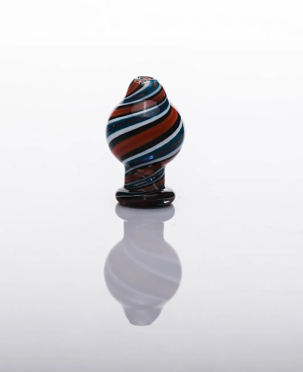 Glass Smoking Water Pipe Handblown Carb Cap