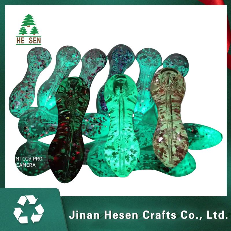 Glow Printed Silicone Glass Pipes Smoking Weeds Silicone Smoking Pipe with Dabs