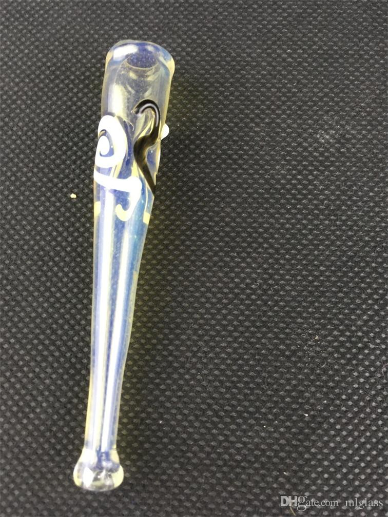 Gold Fumed One- Hitter Pipe Color-Changing Feature, Dia: 11mm, About 3