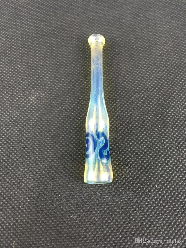 Gold Fumed One-Hitter Pipe Color-Changing Feature, Dia: 11mm, About 3" Long, Nicely Made