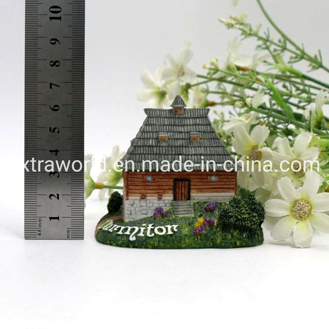 Good Painting Polyresin Montenegro National Park Durmitor Tourist Souvenir Gift Figurine