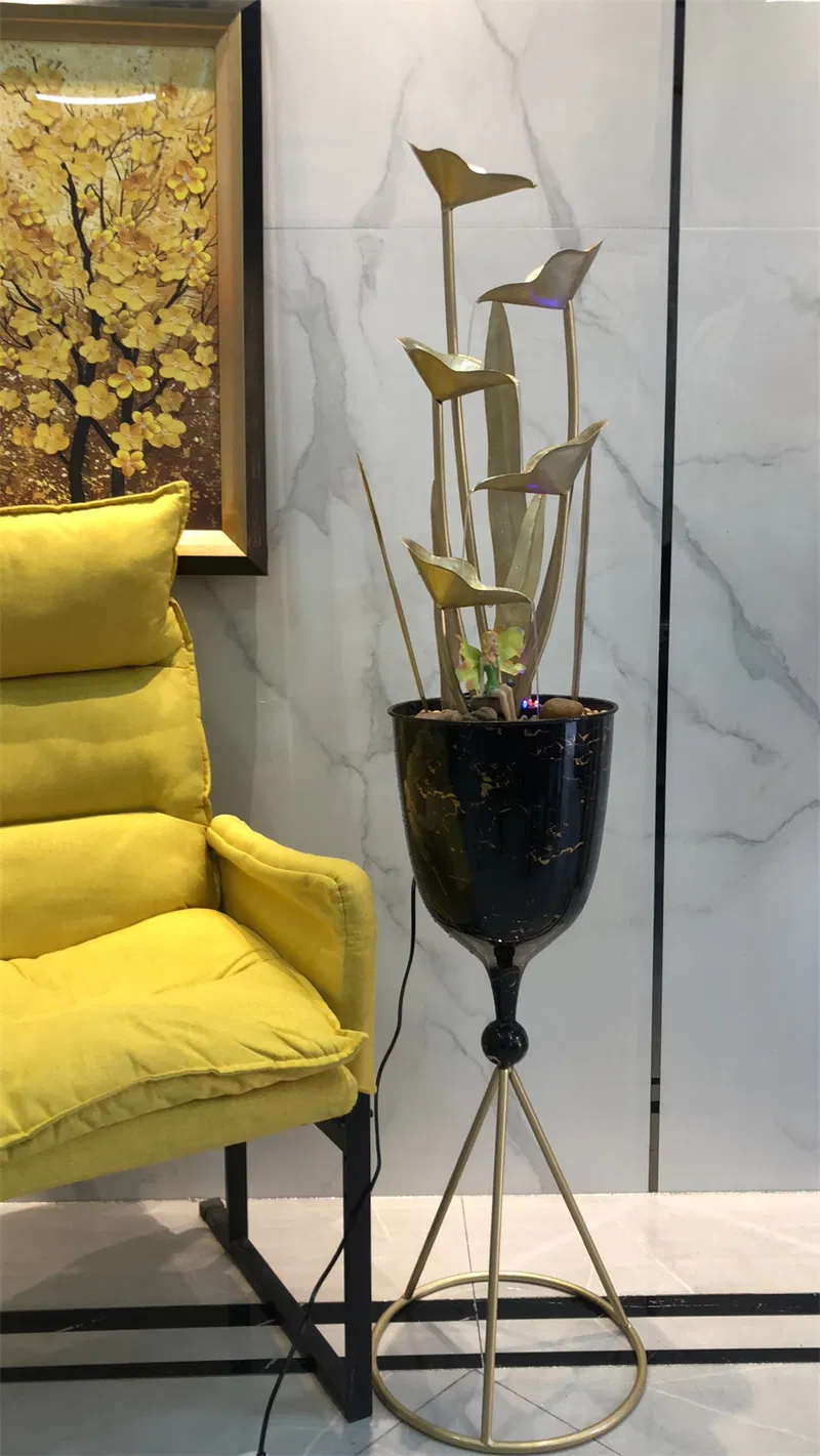 Good Price Indoor Metal Leaf Flowing Water 35