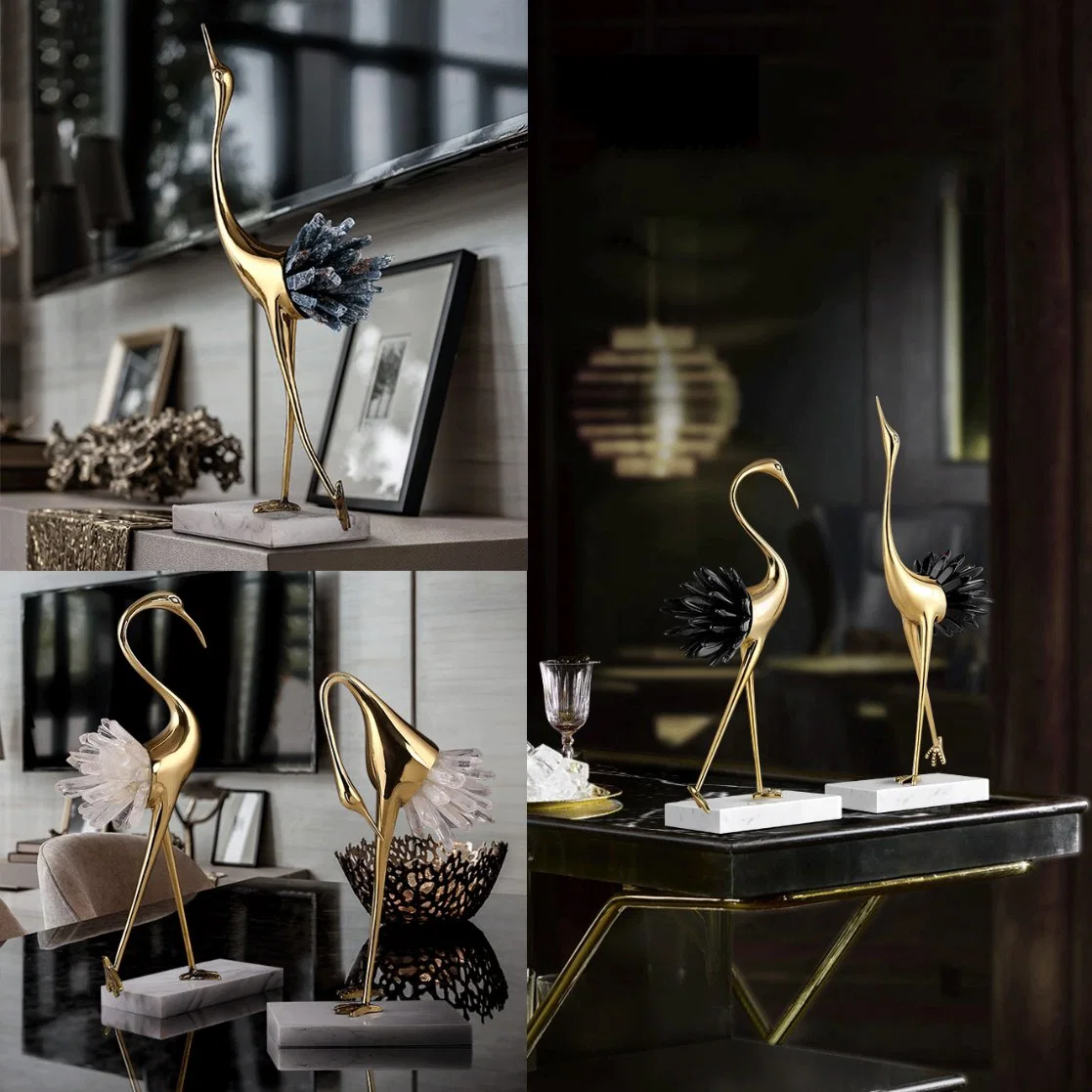 Good Quality Accessories Light Luxury All Brass Ornaments Horse Antique Indoor Animal Sculpture Modern Home Decor