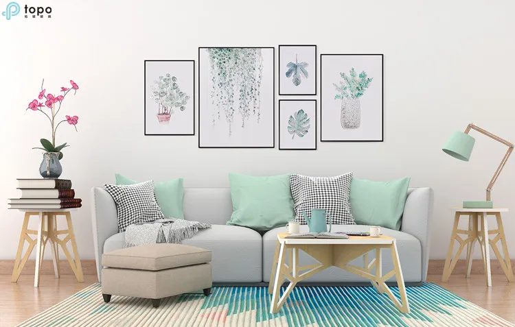 H700mm*500mm Art Wall Hanging Glass Painting (MR-YB6-2059D)