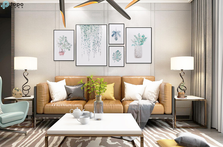 H700mm*500mm Art Wall Hanging Glass Painting (MR-YB6-2059D)