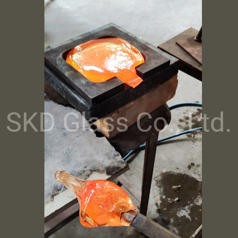 Handblown Natural Colors Decorative Glass for Pendant Lights Hotel Lobby Project Lighting