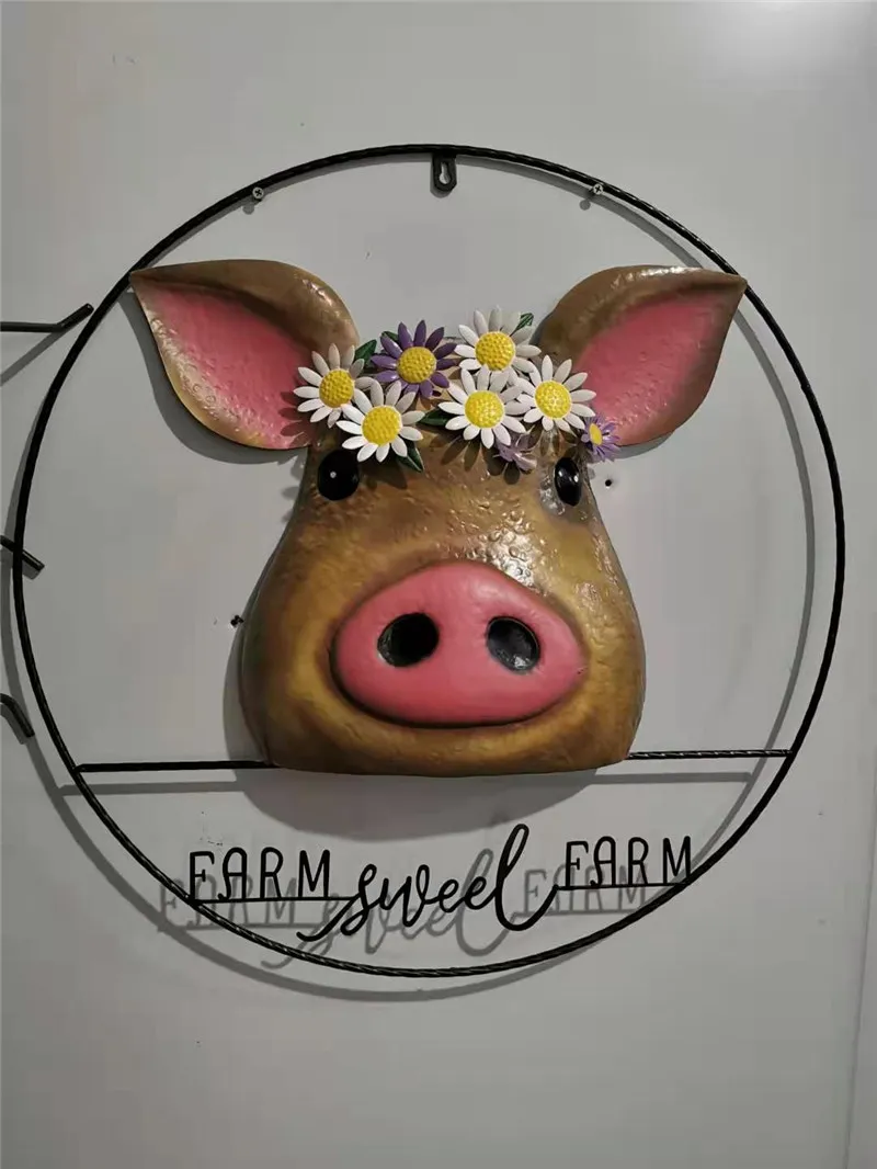 Handcrafts Large Vintage Metal Hanging Wecome Sign Wall Front Door Garden Kitchen Patio Decoration