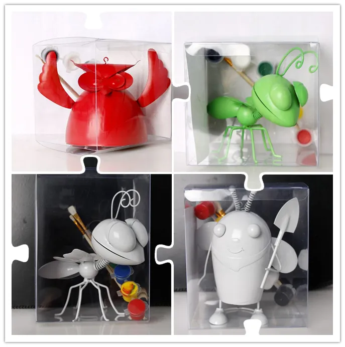 Handmade Garden Owl Decor Metal Children Toy Craft Animal Decoration