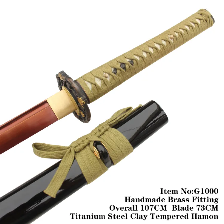 Handmade Katana with Scabbard 107cm G1000