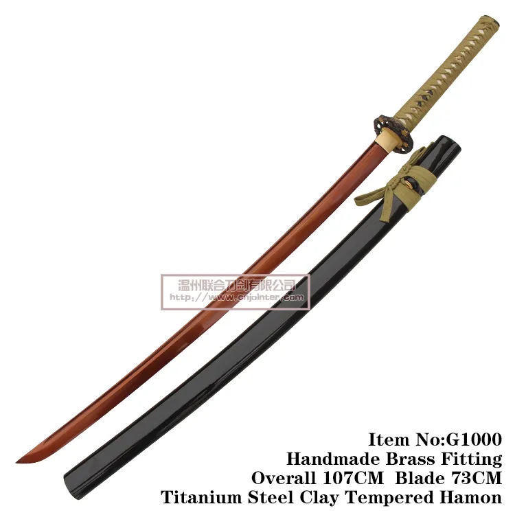 Handmade Katana with Scabbard 107cm G1000