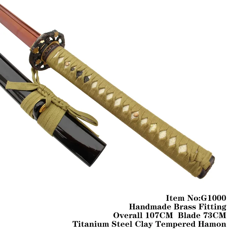 Handmade Katana with Scabbard 107cm G1000