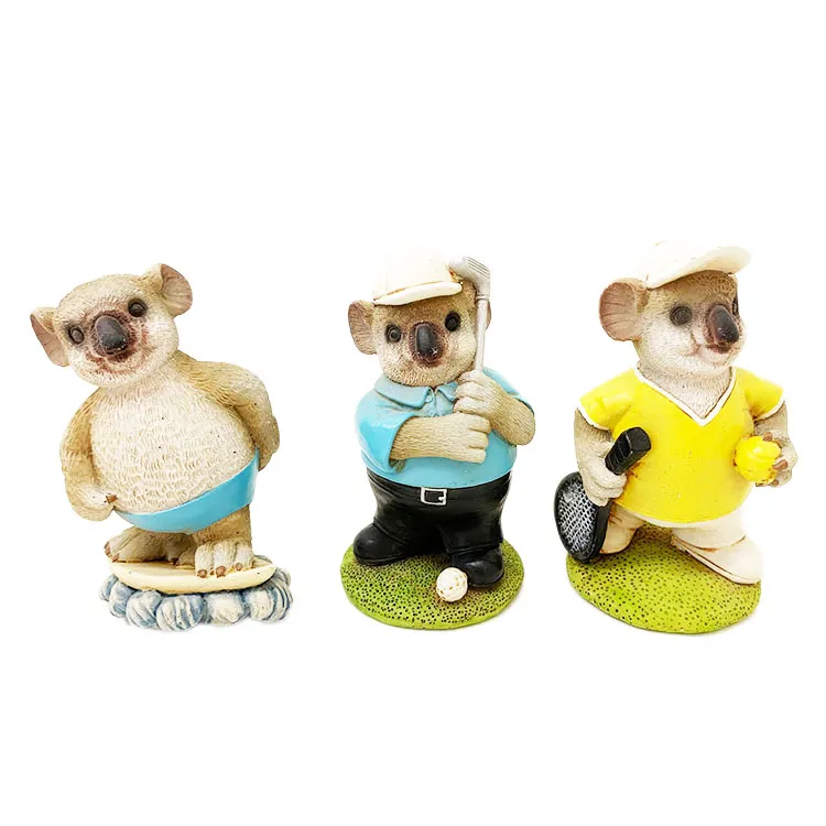 Hanging Resin 3D Figurine Koala Doll for Gift/Decoration