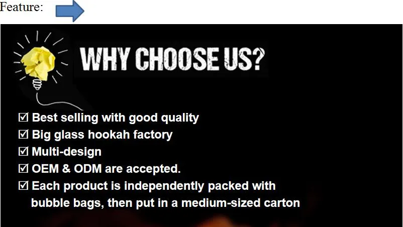 Heady Glass Hookah Straight Pipe