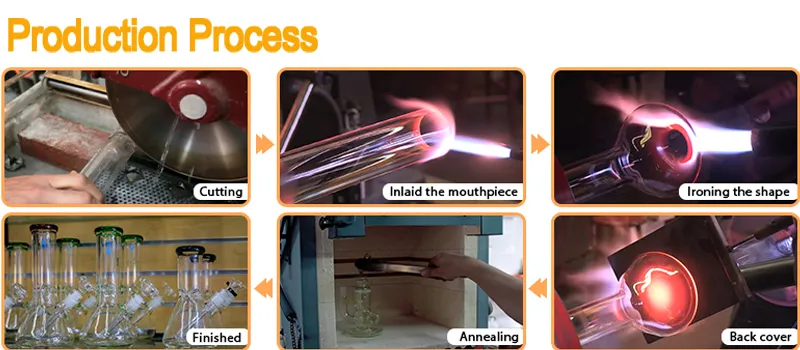 Heady Glass Hookah Straight Pipe