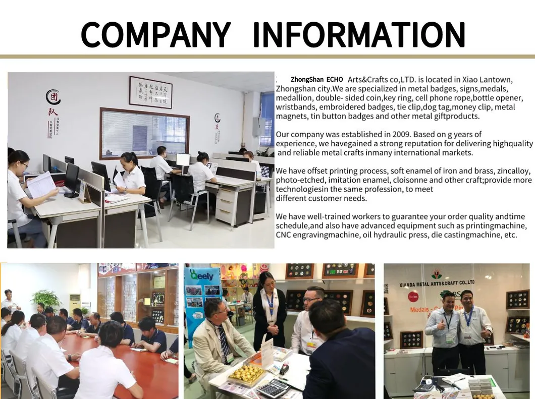 High End Gold Plated Metal Anniversary Pin Badge for Employees