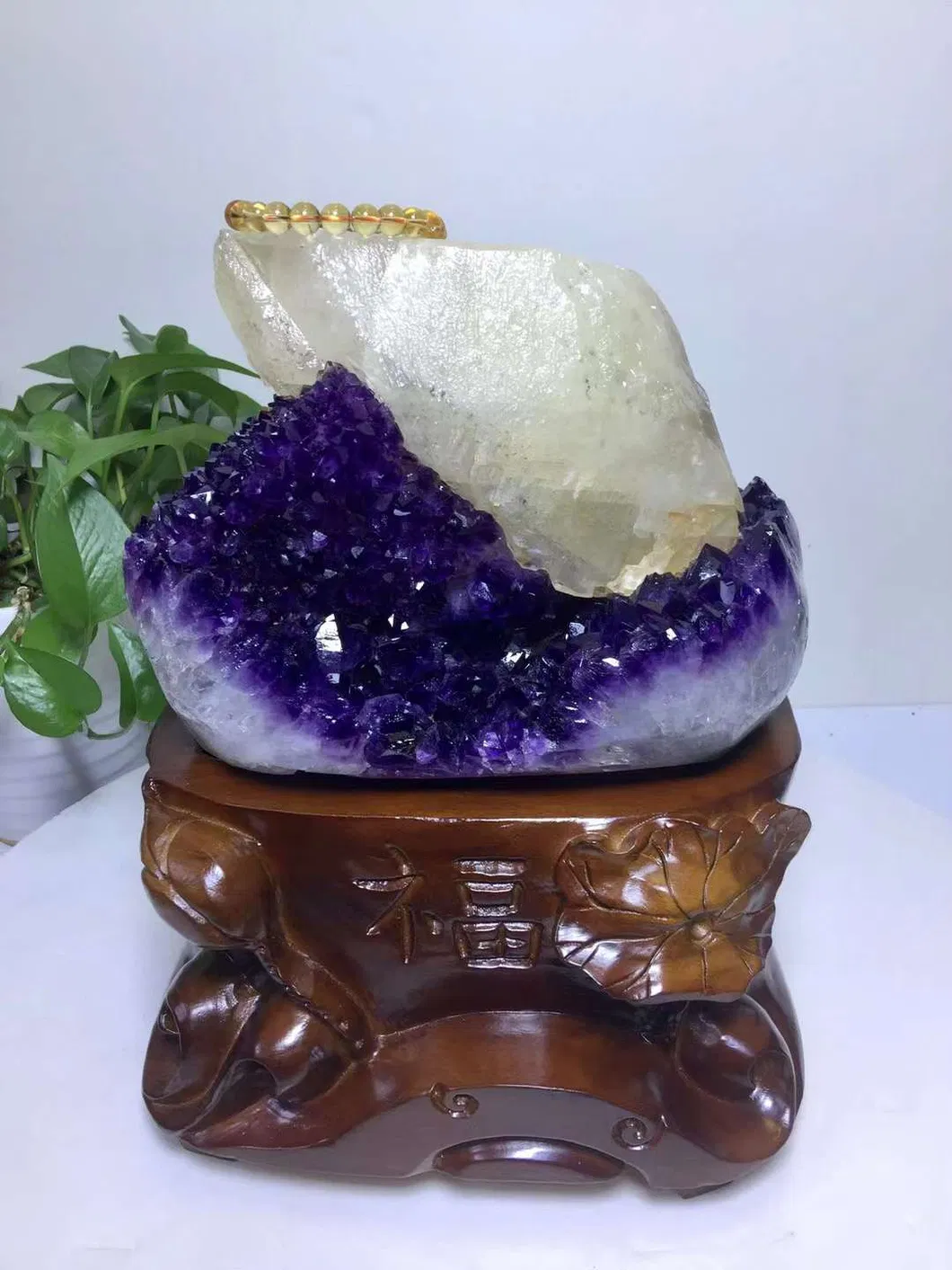 High Quality Amethyst Geode Home Decor China Donghai Crystal