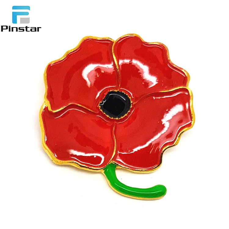 High Quality Best Price Rose Lapel Pin Hat Tac New Flower Lapel Pin