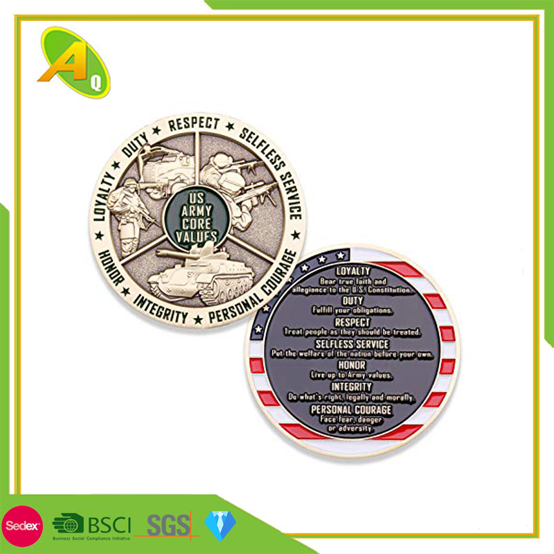High Quality Stamping Gold Souvenir Award Coin Badge Collection Design (coin-120)