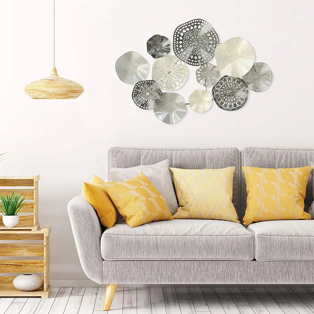Home Decoration Handmade Ironwork Irregular Hollow Design Art Wall