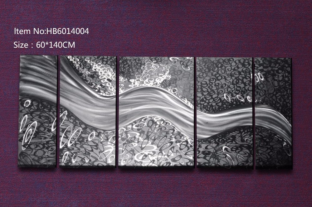 Home Decoration Metal Wall Painting with 100% Hand-Made