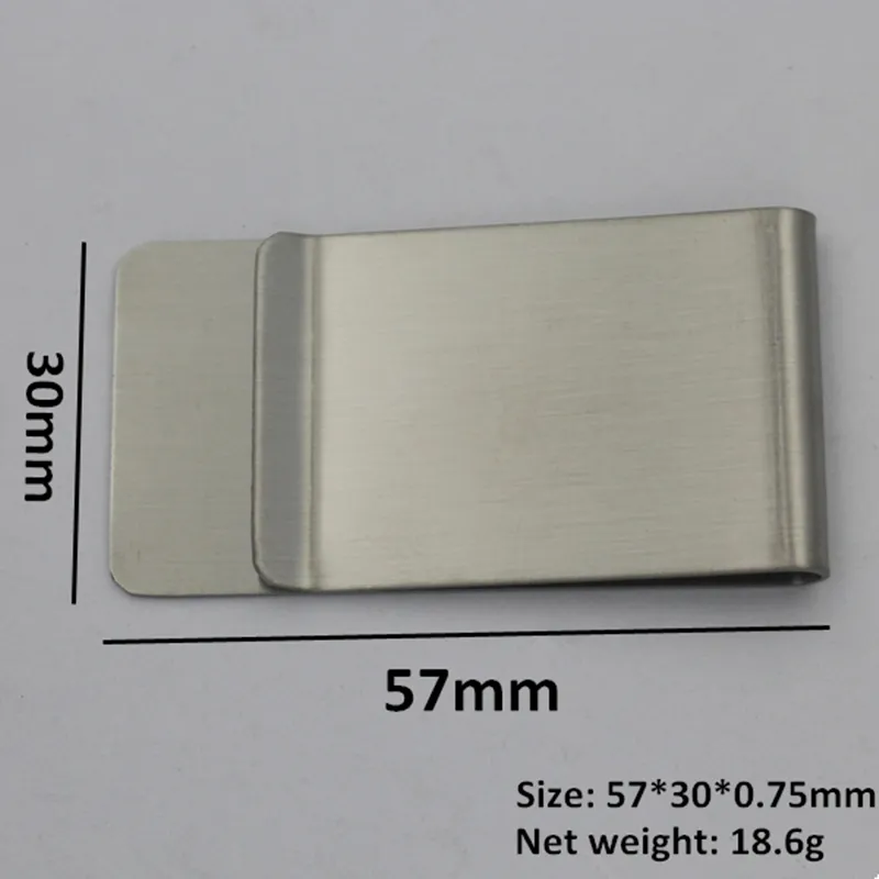 Hot Sale Fashion Custom Metal Blank Money Clip