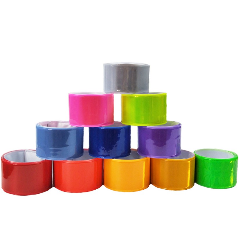 PVC Reflector Snap Bracelets