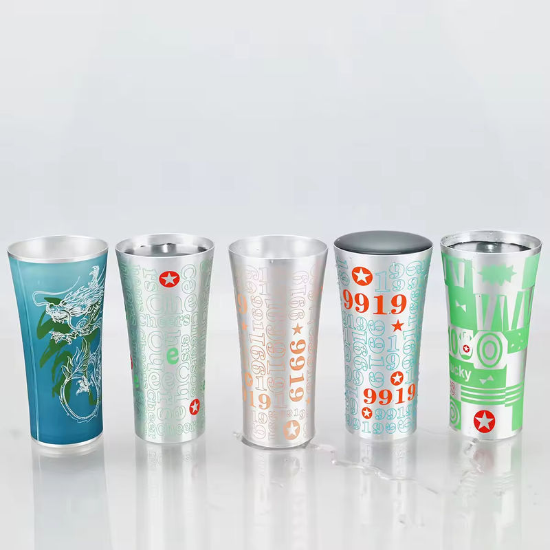 Cold Color Changing Aluminum Beer Cup