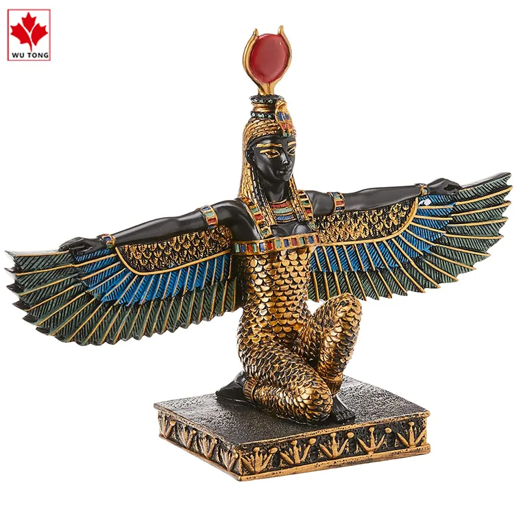 Isis Goddess of Beauty Egyptian Decor Statue Resin Figurines