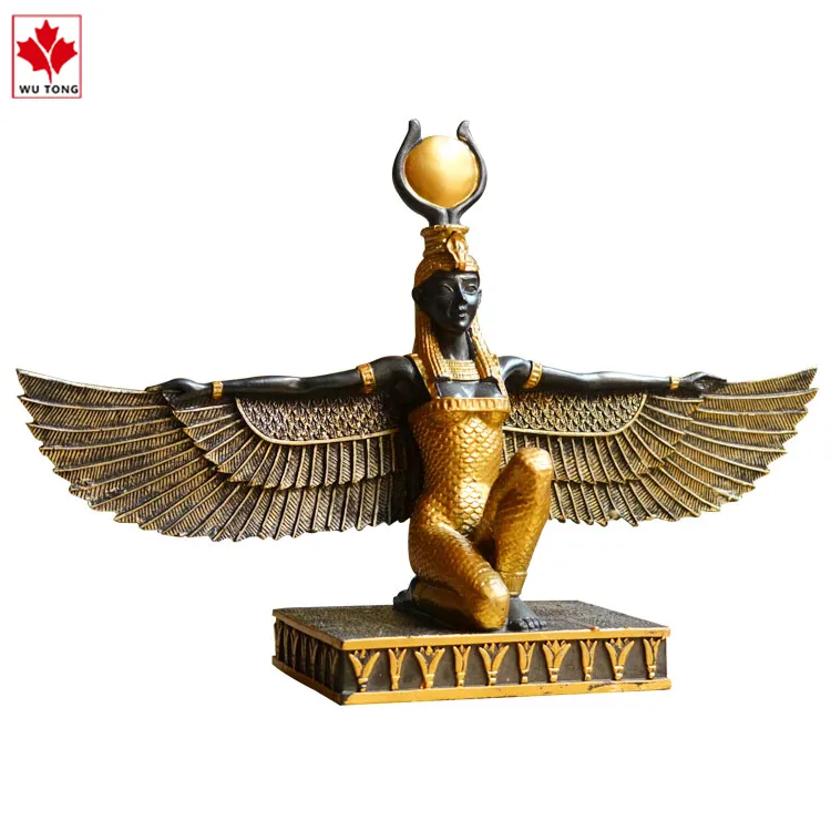 Isis Goddess of Beauty Egyptian Decor Statue Resin Figurines